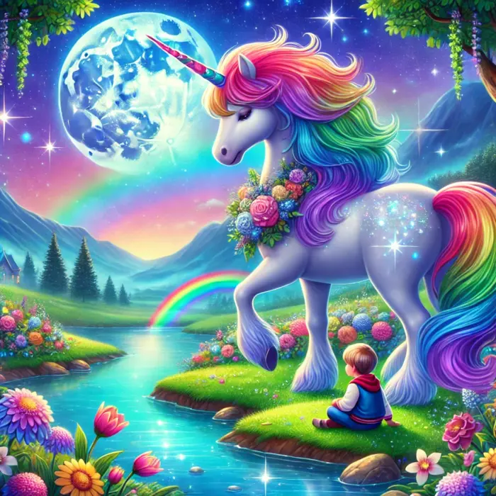 A szivárványos unikornis meséje
