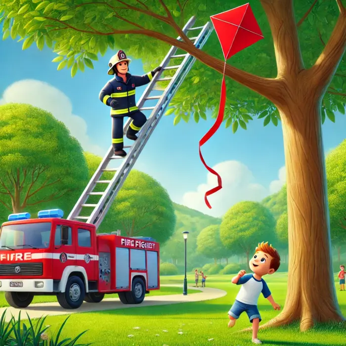 Bence, a bátor tűzoltó meséje