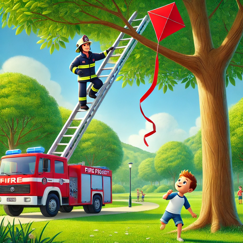 Bence, a bátor tűzoltó meséje