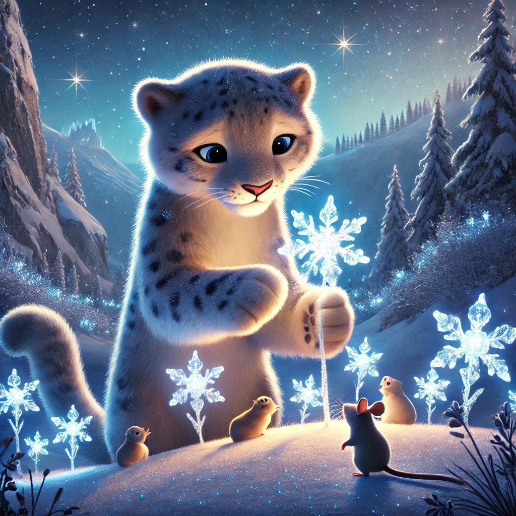 Hópehely, a bátor hópárduc és a jégvirágok titka