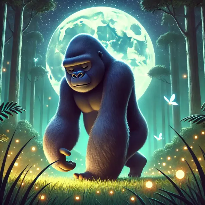 Kibo, a nyugodt gorilla meséje