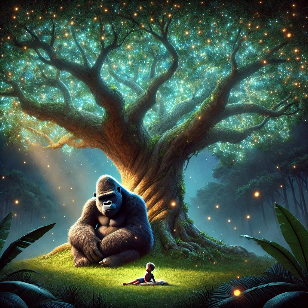 Kibo, a nyugodt gorilla meséje